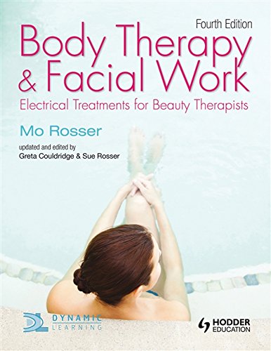 Book cover: "Body Therapy & Facial Work," featuring a woman in water.
