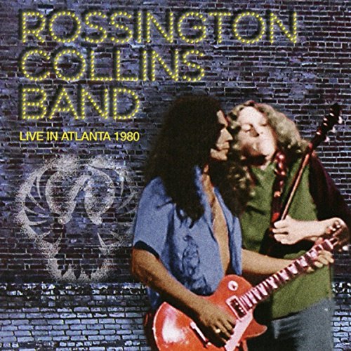 CD cover for Rossington Collins Band’s “Live In Atlanta 1980” with musicians.
