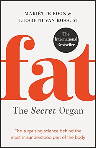 Book cover with large red text reading "fat" and subtitle "The Secret Organ".