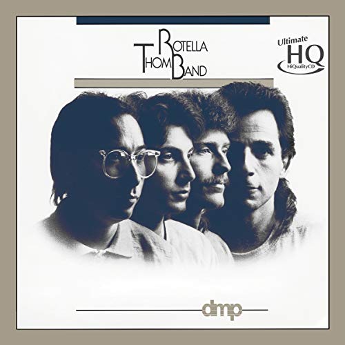 Black and white portrait of four men, album cover for Thom Rotella Band.