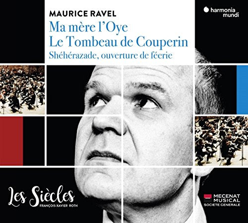 CD cover for Ravel’s “Mother Goose” featuring conductor François-Xavier Roth.