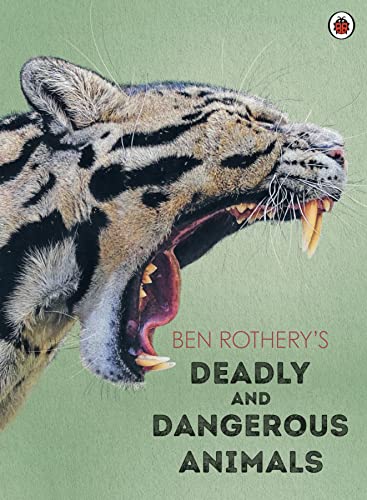 Book cover featuring a snarling clouded leopard with visible teeth.