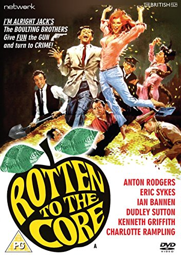 DVD cover art featuring a group of people celebrating amidst a pile of money.