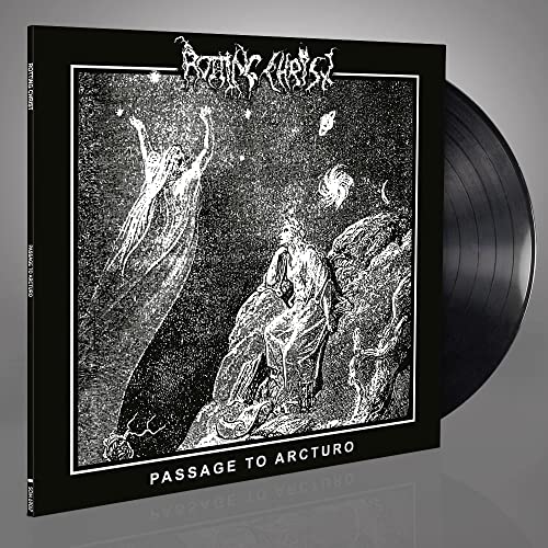 Rotting Christ "Passage To Arcturo" vinyl record with dark, detailed cover art.