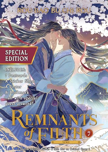 Novel cover: two embracing figures with long dark hair, “Remnants of Filth” title.