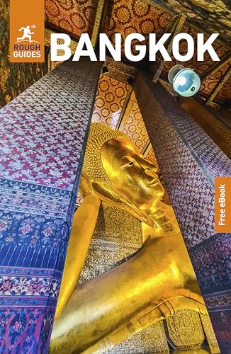 Rough Guides Bangkok travel guide cover featuring a golden reclining Buddha.