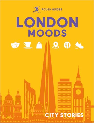 Rough Guides book cover: "London Moods" with skyline illustration.