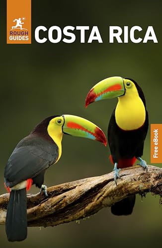 Rough Guides Costa Rica travel book cover with two toucans.