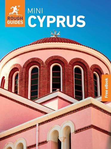 Rough Guides Mini Cyprus travel guide cover featuring a pink church dome against blue sky.