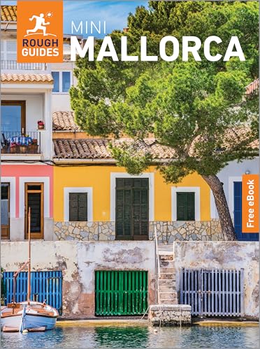 Rough Guides Mini Mallorca travel guide cover with colorful buildings.