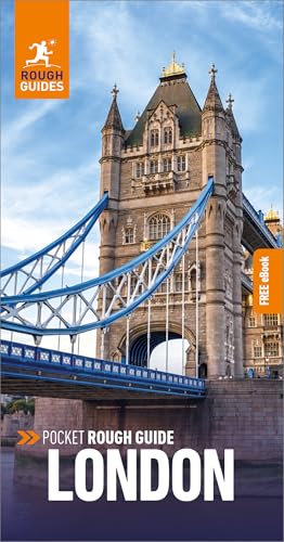 Pocket Rough Guide London book cover featuring Tower Bridge.