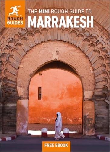 Rough Guide to Marrakesh travel book cover with ornate archway.