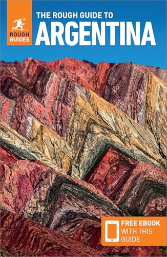 The Rough Guide to Argentina book cover featuring colorful, layered mountain rock formations.