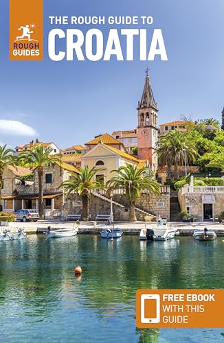 Cover of The Rough Guide to Croatia showing a coastal town with a church tower.