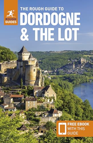 Book cover for The Rough Guide to Dordogne and the Lot featuring a French castle.