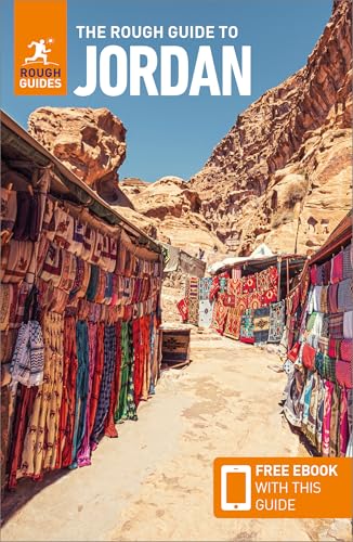 Rough Guide to Jordan book cover featuring Petra’s sandstone architecture.