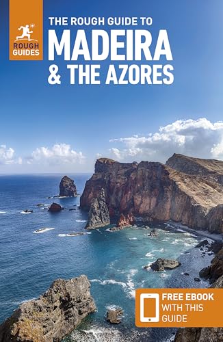 Travel guide cover for Madeira & the Azores with coastal landscape.