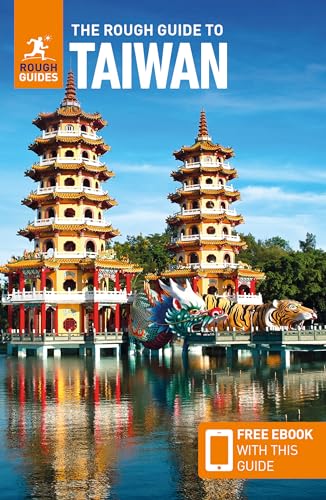 The Rough Guide to Taiwan book cover featuring the Dragon and Tiger Pagodas.
