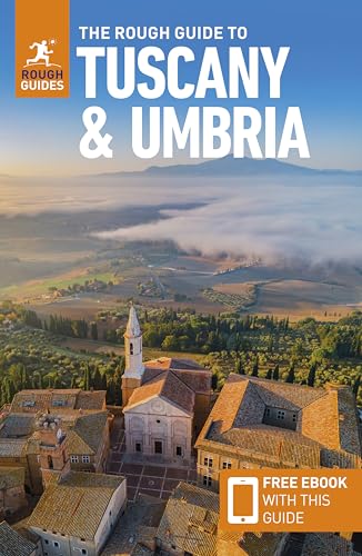 Book cover showing a misty Italian landscape with a church and terracotta-roofed buildings.