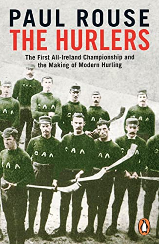 Book cover: "The Hurlers" featuring a historic team photo of hurling players.