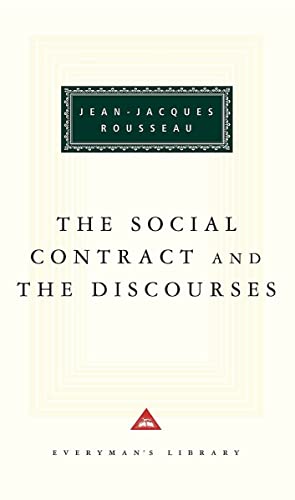 Book cover: "The Social Contract" by Jean-Jacques Rousseau, Everyman's Library.