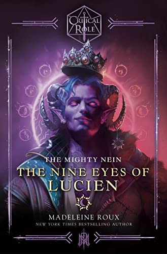 Book cover featuring a portrait of a horned, blue-skinned figure.