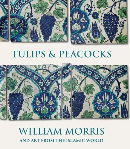 Book cover featuring repeating floral tile patterns in blue and green.