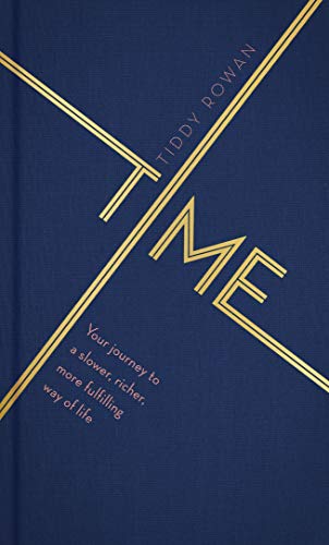 Book cover with gold text reading “TIME” on a dark blue background.