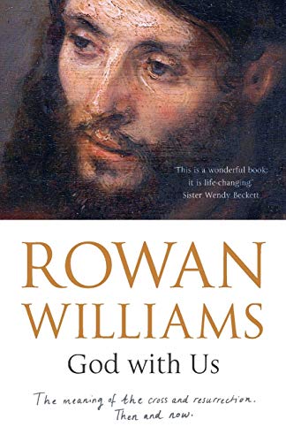Book cover featuring a portrait of Jesus and the author Rowan Williams.