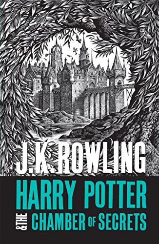 Book cover: Hogwarts castle framed by dark, swirling tree branches.