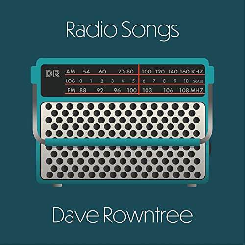 Album cover for Dave Rowntree’s “Radio Songs” featuring a vintage radio.