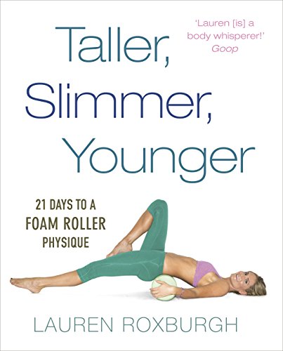 Book cover featuring a woman using a foam roller for exercise.