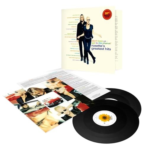 Vinyl record with Roxette album cover artwork, likely on a black background.