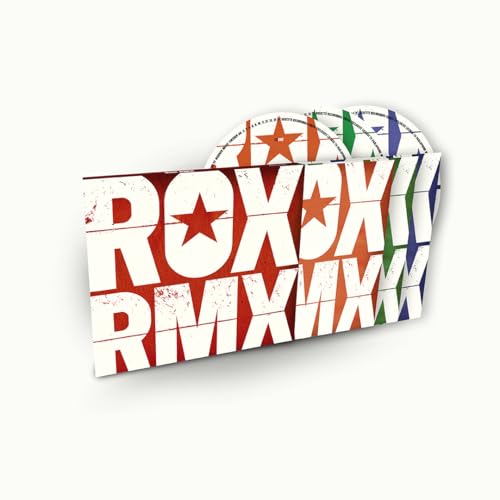 Roxette "ROX RMX" CD packaging with distressed red and white lettering.