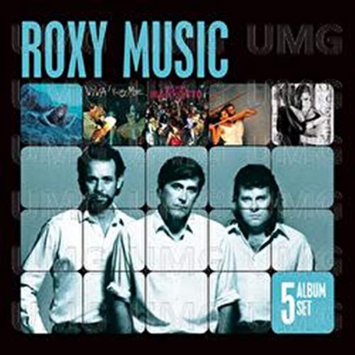 Roxy Music 5 Album CD set cover with band portraits and artwork.