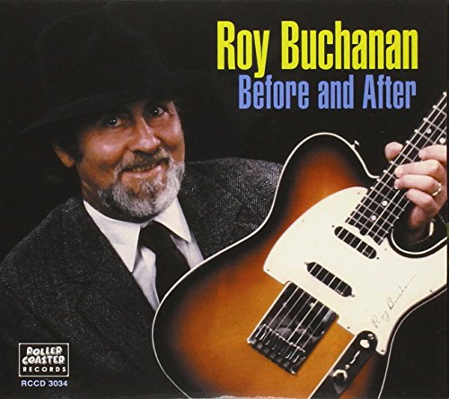 Roy Buchanan portrait with guitar, album cover for "Before And After".