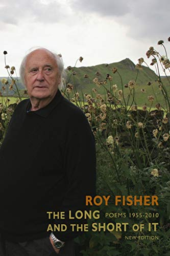 Book cover featuring poet Roy Fisher and a landscape background.