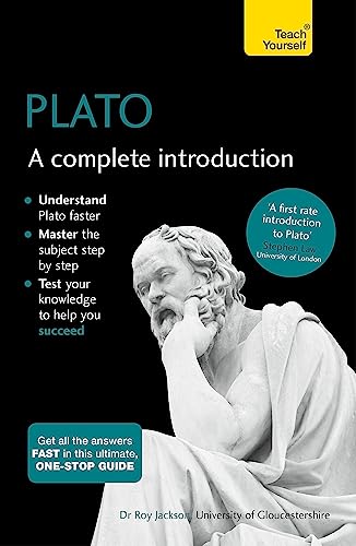 Book cover featuring a bust of Plato with title "Plato: A Complete Introduction".