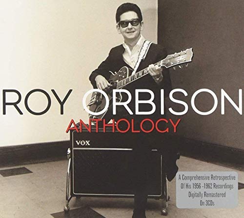 Roy Orbison "Anthology" CD cover featuring the singer with a guitar.