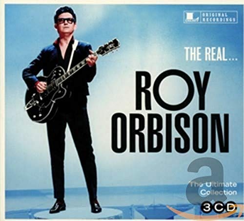 Roy Orbison album cover featuring the singer with a guitar.