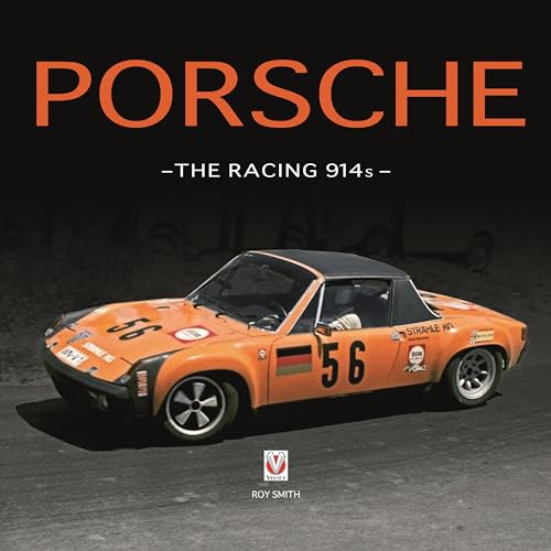Book cover featuring an orange Porsche 914 racing car, number 56.