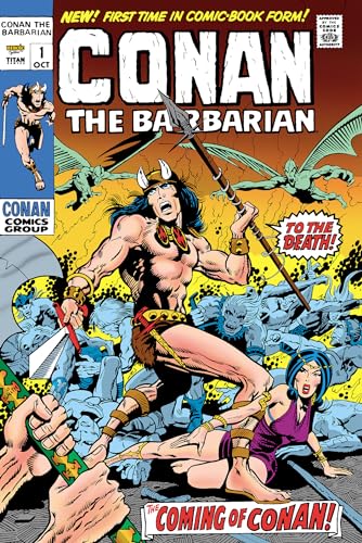 Conan the Barbarian comic book cover featuring a muscular hero with a sword.