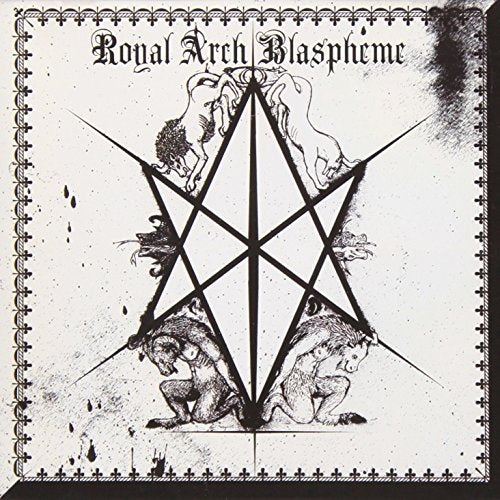 CD cover with black and white occult imagery of figures and a star.