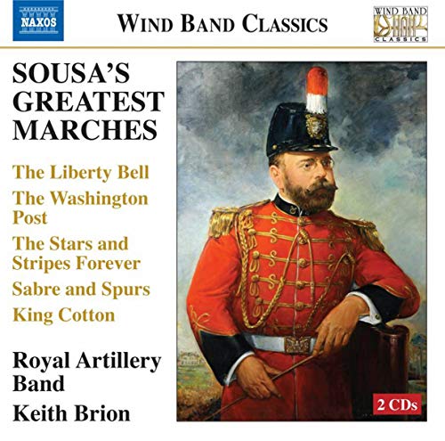 CD cover featuring a portrait of John Philip Sousa in military uniform.