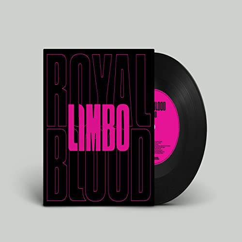 Royal Blood “Limbo” vinyl record with pink lettering on a black sleeve.