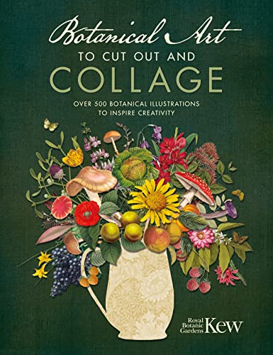 Book cover featuring a collage of botanical illustrations in a pitcher on green background.