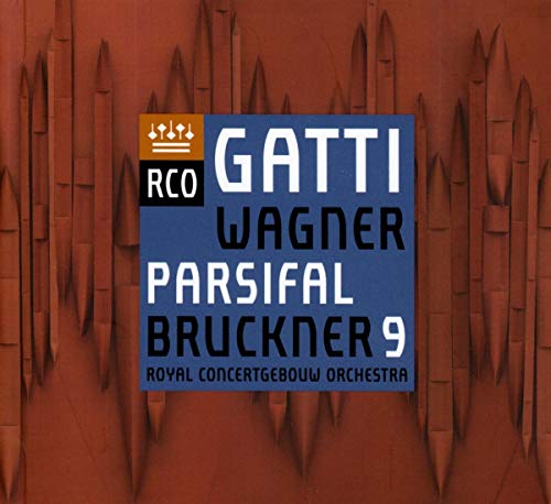 CD cover for Wagner’s Parsifal and Bruckner’s Symphony No. 9.