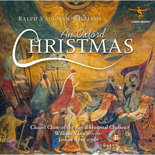 CD cover for "An Oxford Christmas" featuring a painted nativity scene.