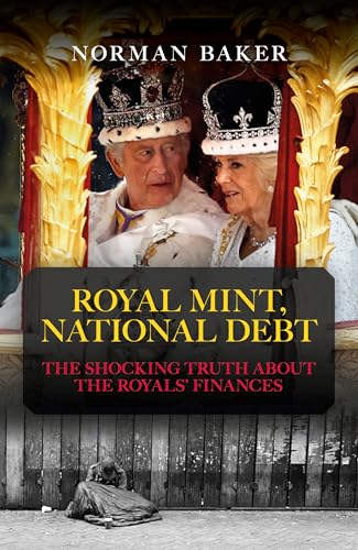 Book cover showing King Charles and Queen Camilla above a person experiencing homelessness.