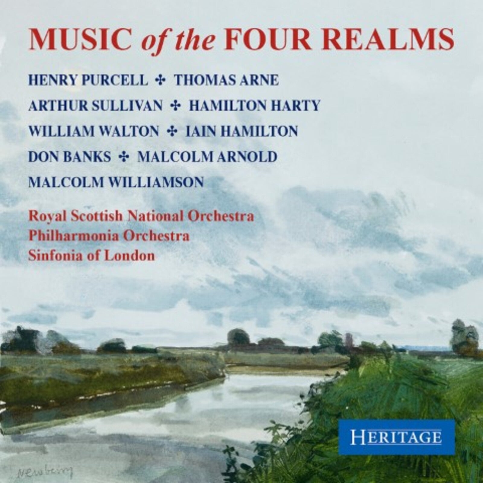 CD cover: "Music of the Four Realms" by Royal Scottish National Orchestra.